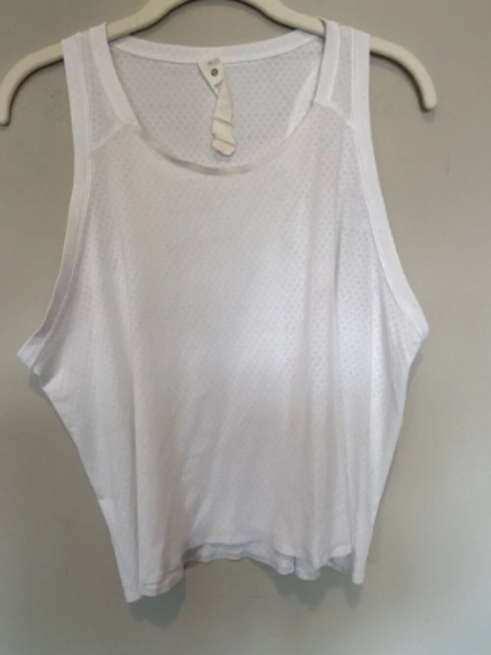 lululemon athletica White Women's Mesh Tank Crop Top